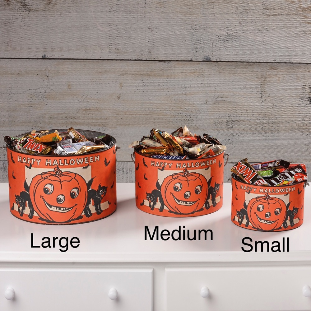 Boutique Medium Primitives by Kathy Pumpkin Bucket - Picture 2 of 8